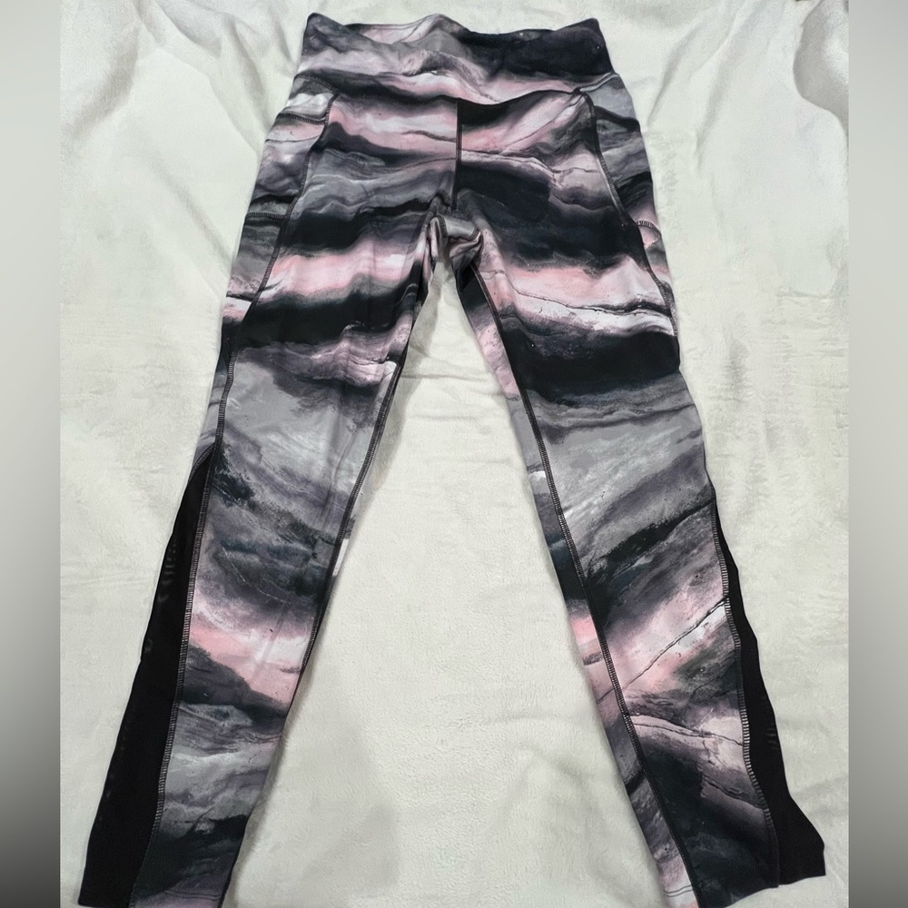 Tek Gear Pink and Black Athletic Leggings